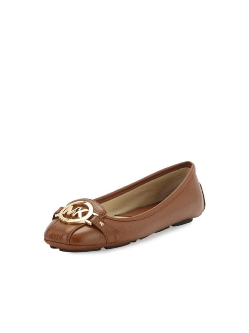 Michael Kors Leather Fulton Flats in Brown Size 8